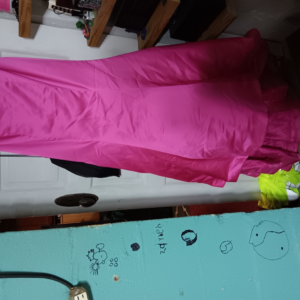 Elegant Pink Evening Gown